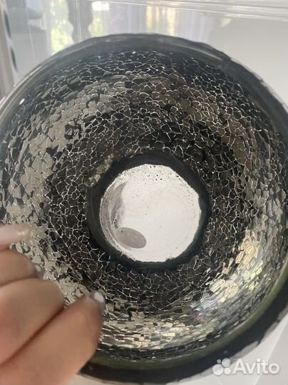 Кашпо ваза горшок для цветов мозайка