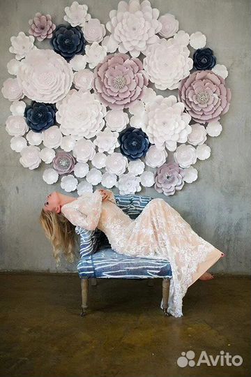 Цветы для декора стен,витрин, салонов,магазинов