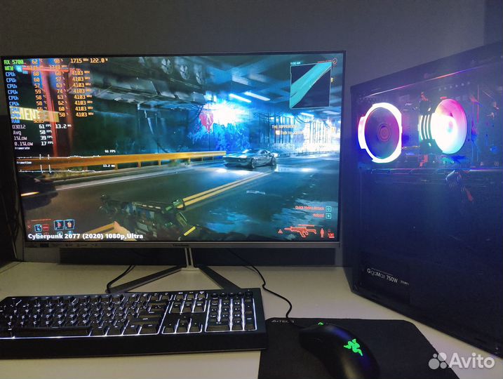 Игровой компьютер (8 ядер, RX5700, SSD 500GB,16GB)