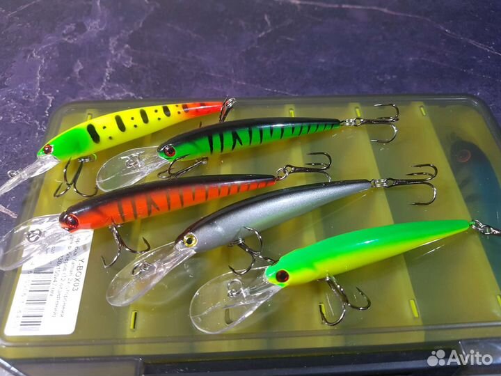 Воблеры для троллинга 5 штук