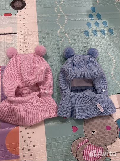 Шапка демисезонная новорожденным