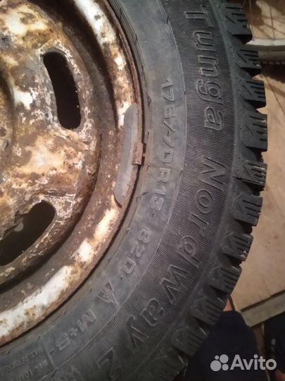 R13 Tunga Nordway 2 175/70, PCD 4x98 DIA 10