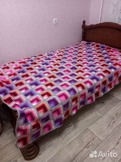 Плед покрывало ручная работа