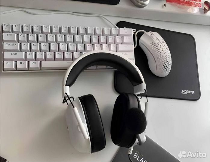 Новые наушники Razer BlackShark V2X White