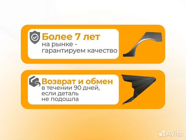 Ремонтные пороги и арки Peugeot Бутово Южное