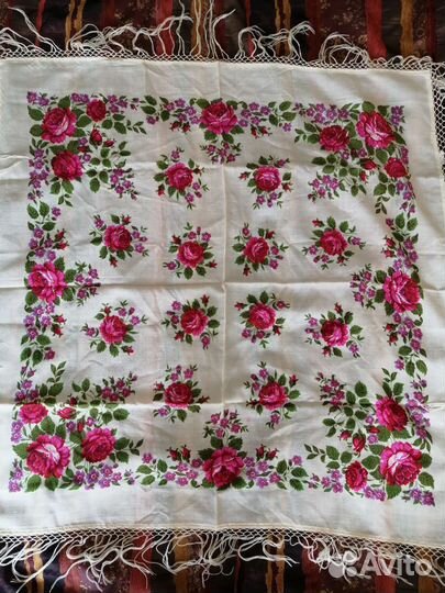 Платок СССР шерсть, хлопок 40г60г80г