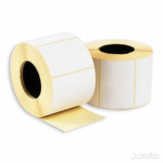 Термоэтикетка самоклеющаяся, 58х40 мм