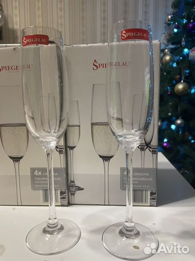 Бокалы для шампанского новые