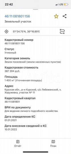 Участок 20 сот. (ИЖС)