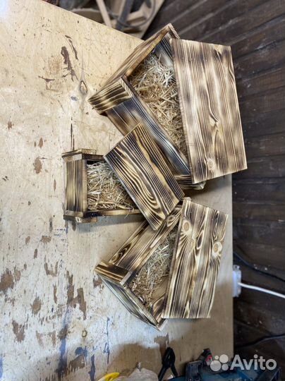 Ящик деревянный подарочный