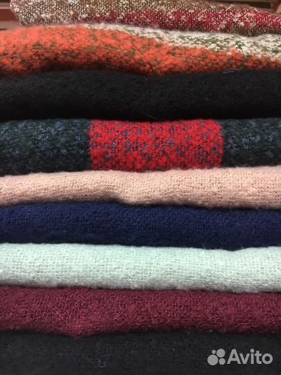 Шарфы и платки теплые, новые