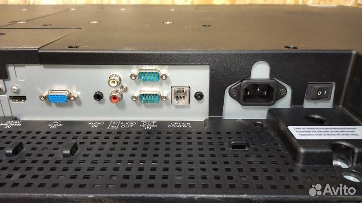 Монитор ЖК уличный sharp PN-V601, б/у, полосы