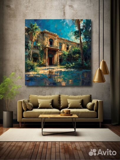 Картина маслом на холсте Старый дворец в Каире