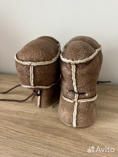 Пинетки зимние тёплые 6-12 мес
