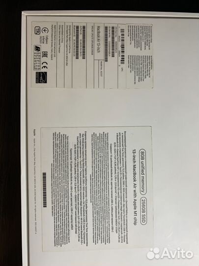 Apple MacBook Air m1 8 256