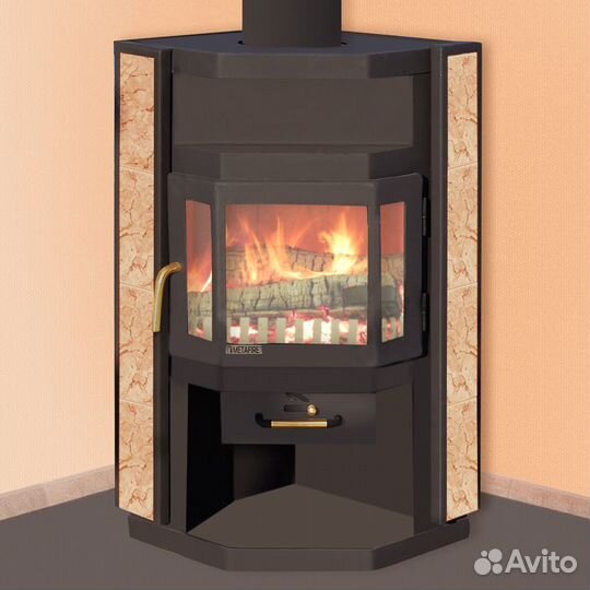 Печь камин угловой Нева (до 60 м2)