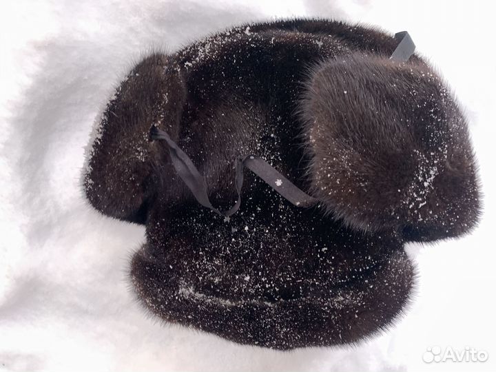 Норковая шапка мужская