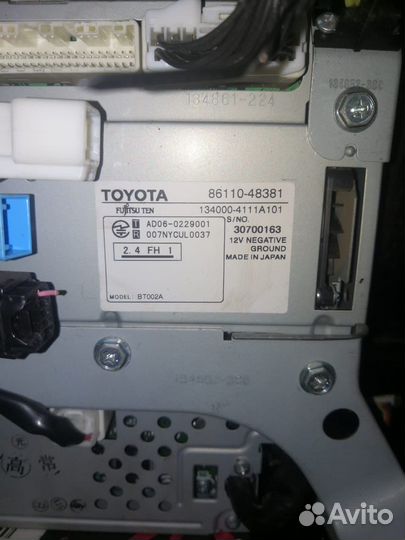 Магнитола Toyota Harrier 2008 год