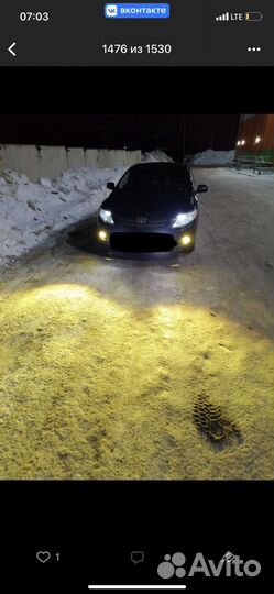 Led птф toyota corolla e150 2 режима