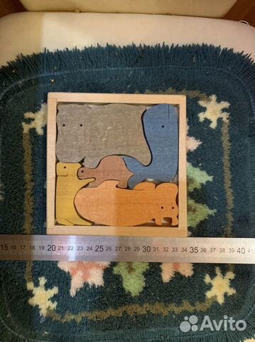 Деревянный пазл «животные»