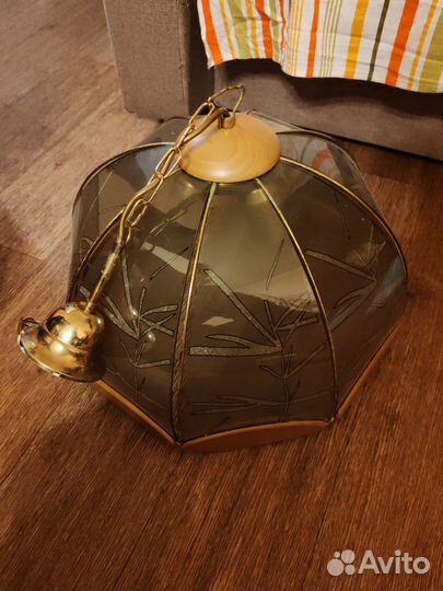 Люстра абажур стекло