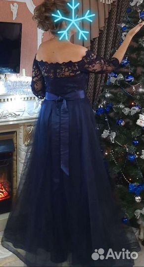 Вечернее платье в пол 46 размер