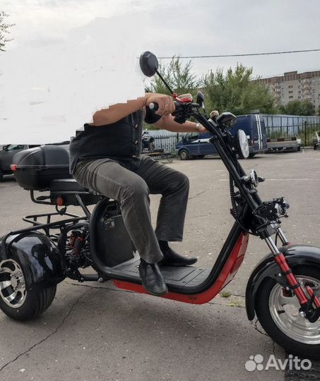 Электроскутер White siberia PRO trike 3000W