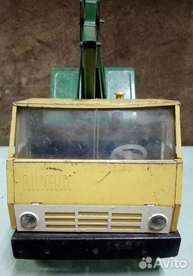 Игрушка камаз СССР, экскаватор
