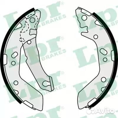 Колодки тормозные барабанные