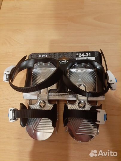 Коньки детские раздвижные двухполозные(новые)