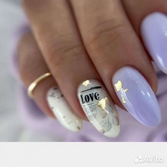 Маникюр, покрытие гель лаком, наращивание