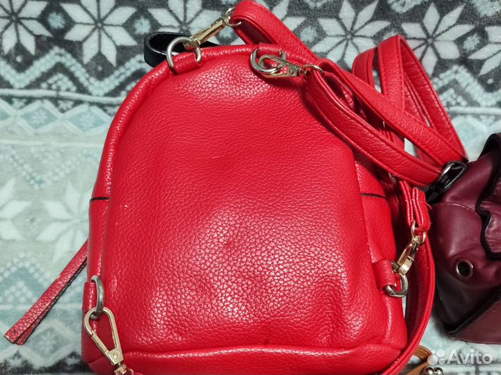 Комплект рюкзак, сумка, кошелёк