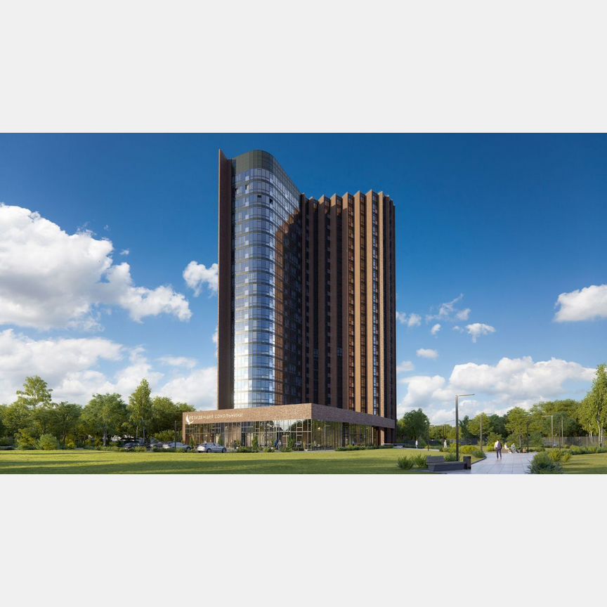 3-к. апартаменты, 95,7 м², 21/21 эт.