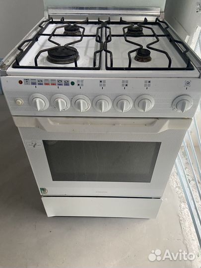 Плита газовая, духовой шкаф электрический