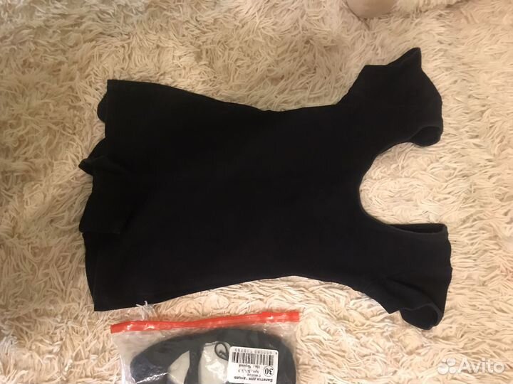 Гимнастическое боди+балетки