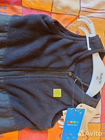 Полукомбинезон для мальчика черный новый