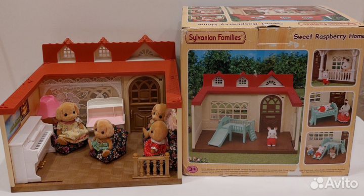 Sylvanian families домик семья лабрадоров