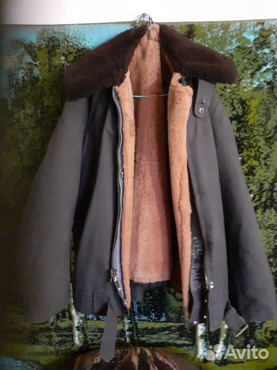 Лётная Меховая куртка итс ввс(нагольная)