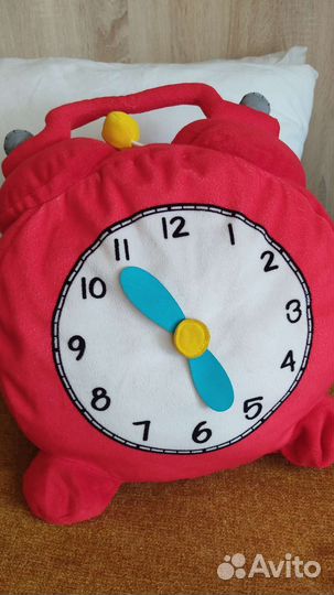 Подушка детская декоративная IKEA будильник