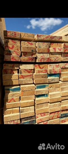 Брус обрезной 200х200х6000мм 1 сорт ГОСТ