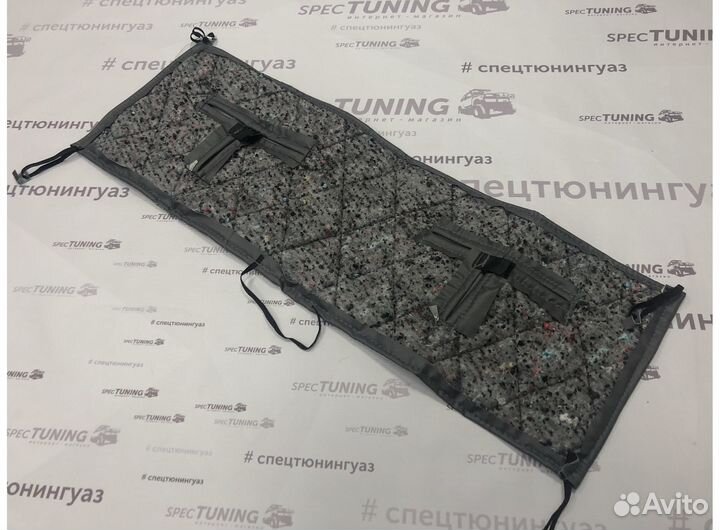 Утеплитель радиатора УАЗ Хантер серый ромб