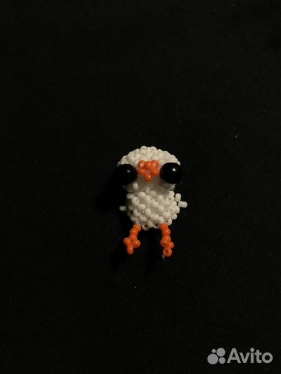 Амигуруми из бисера, гусь