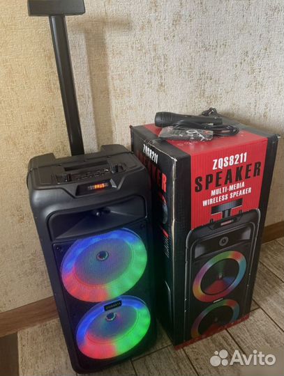 Блютуз колонка с караоке