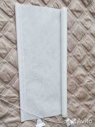 Рулонные шторы lm decor жаккард белые 2 шт