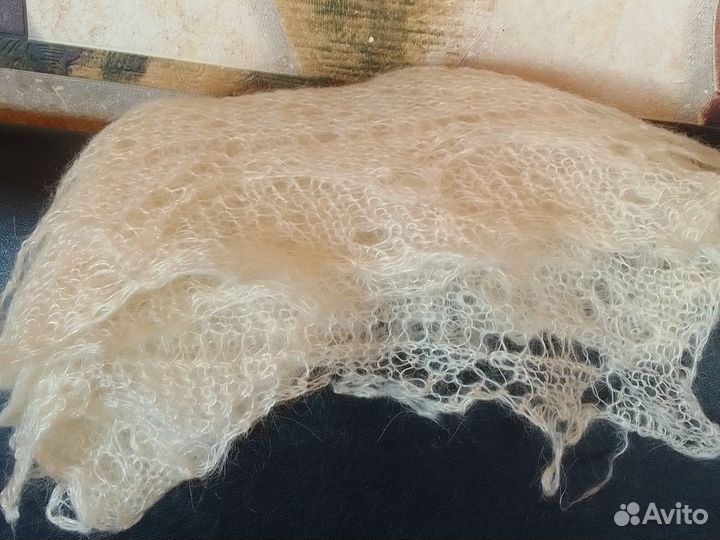 Пуховый платок паутинка новая