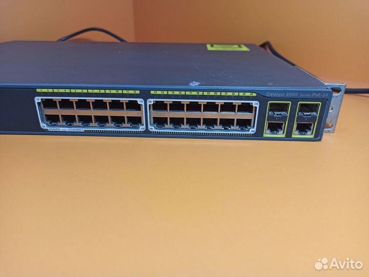 Коммутатор cisco poe WS-C2960-24PC-L