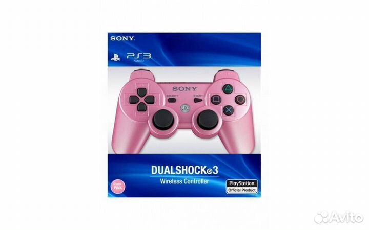 Джойстик PS 3 Controller Wireless Dual Shock Pink