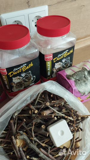 Корм, песок погрызушки для шиншиллы