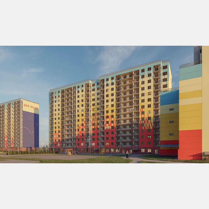 3-к. квартира, 83,3 м², 9/15 эт.