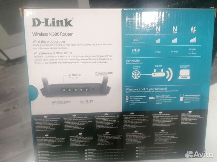 Wifi роутер D link
